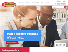 Tablet Screenshot of federaldirecttax.com